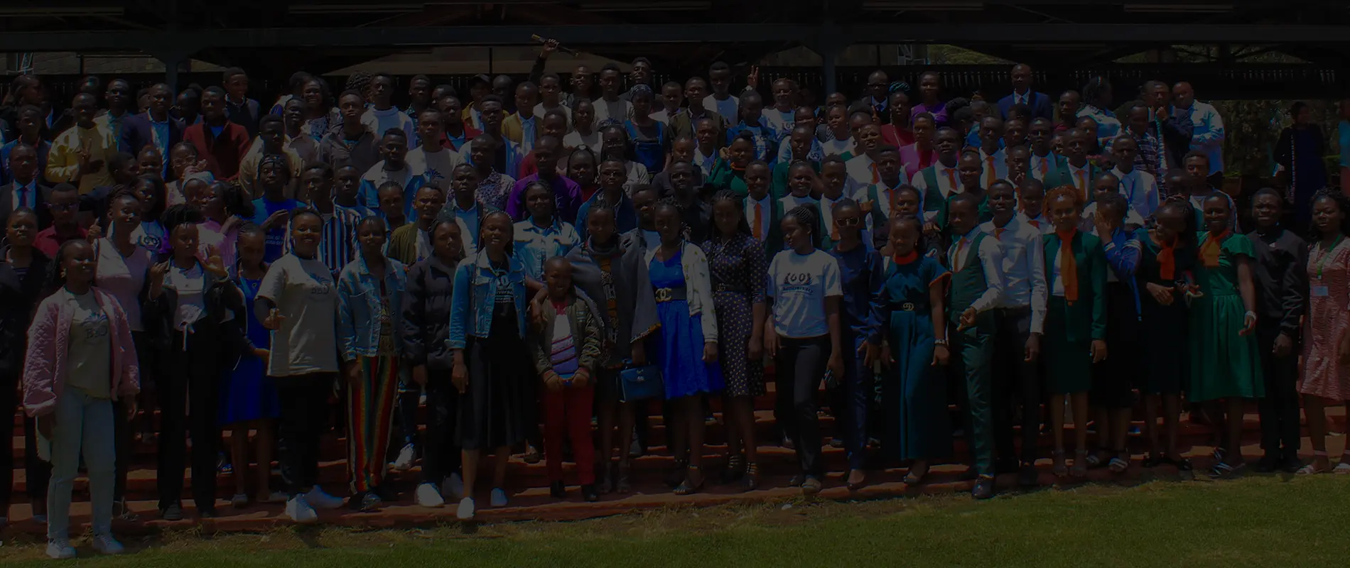 Students worshipping together